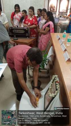 <p>Observation of the death anniversary of Kabiguru Rabindranath Tagore and International Adivasi Divas on the Friday, August 08, 2025</p>
