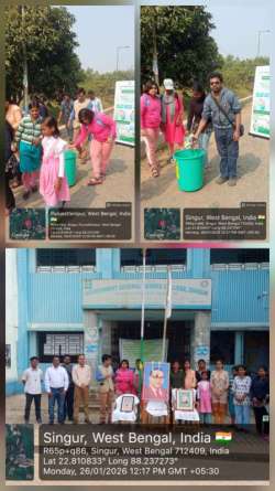 <p>RRGU in collaboration with GGDC,&nbsp;Singur observed the 77th Republic Day and a Special Cleanliness Drive on January 26,2026&nbsp;</p>
