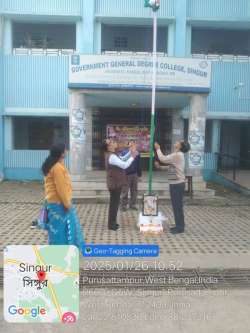<p>National Flag hoisted by Vice-Chancellor Sir and Registrar Sir, RRGU on the occasion of 76th Republic day of India</p>
