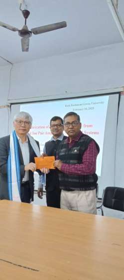 <p>Special Lecture by Prof. Chien-Hsiang Chang, National Cheng Kung University</p>
