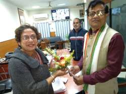 <p>Honorable Vice-Chancellor, RRGU meets Principal of Tarakeswar Degree College</p>
